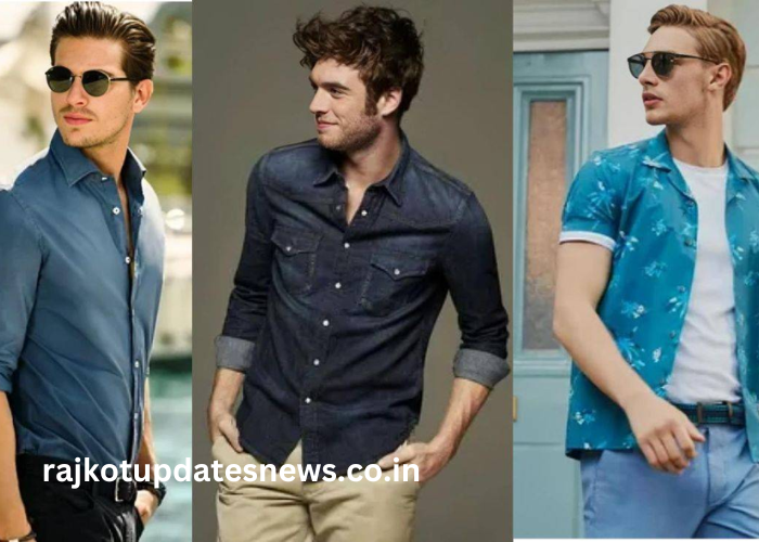 299 Rs Only Flower Style Casual Men Shirt Long Sleeve Thesparkshop.in